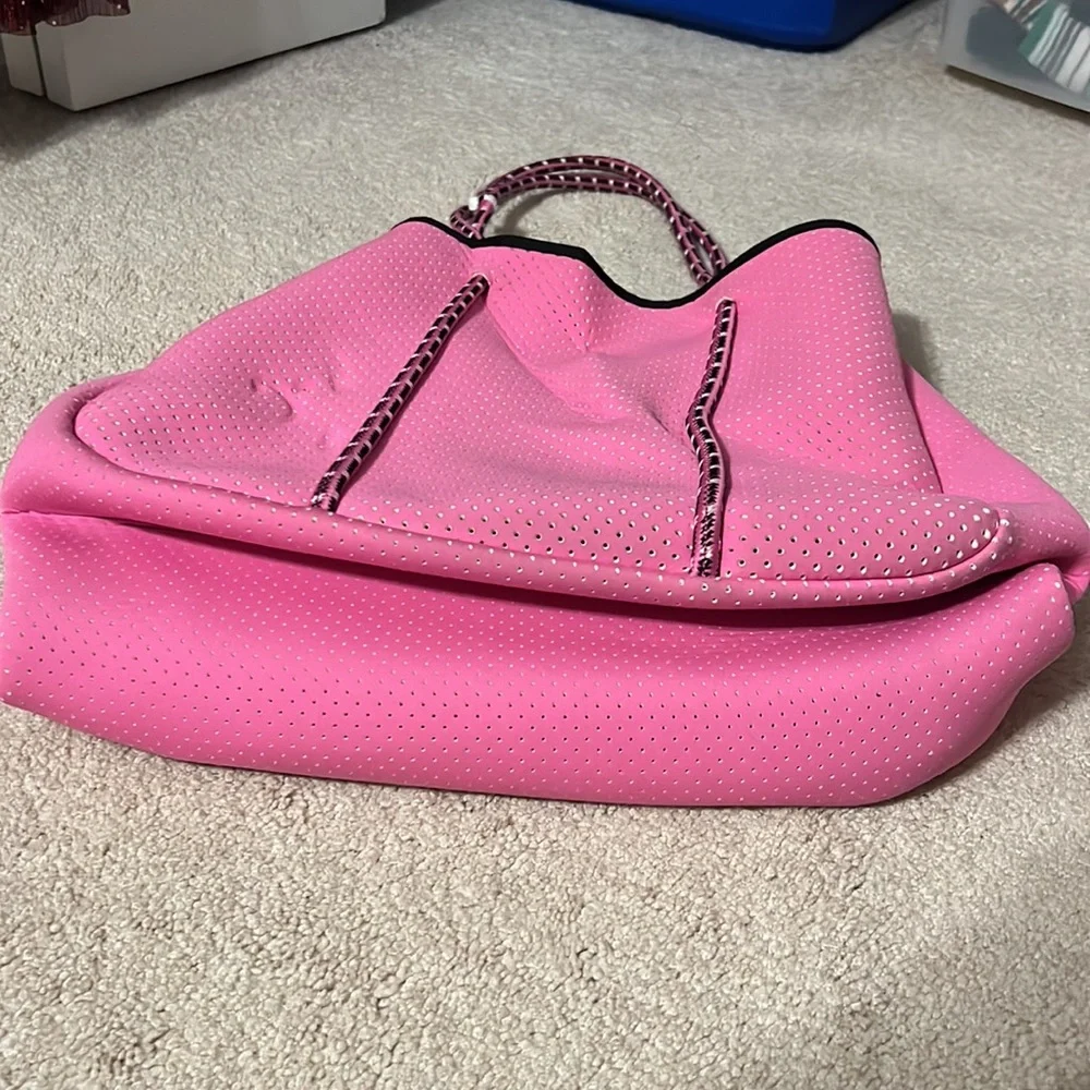 Annabel Ingall Sporty Spice Tote in Neon Rose - Picture 8 of 8